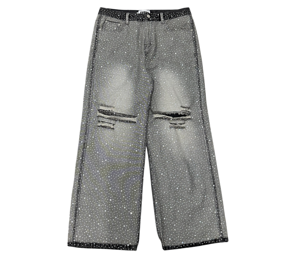 Rhinestone denim